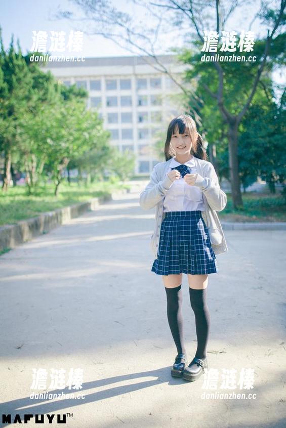 神乐坂真冬写真秀：全套玉藻前制服好像从二次元跳出来的经典！